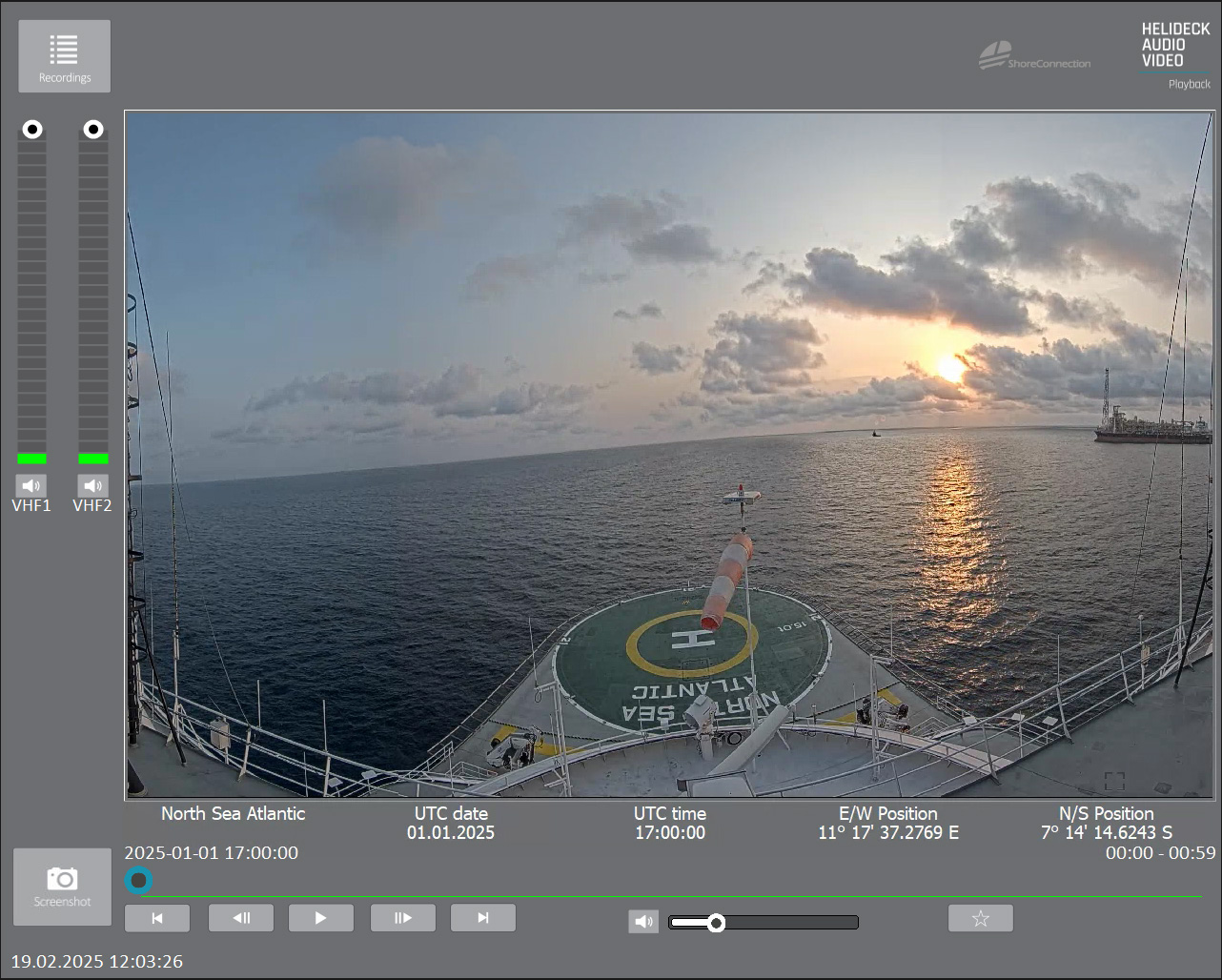 Helideck Audio & Video Recording